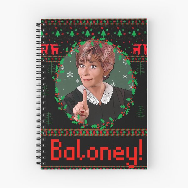 Item preview, Judge Judy Ugly Christmas Sweater - Baloney designed and sold by ZorraZaid.