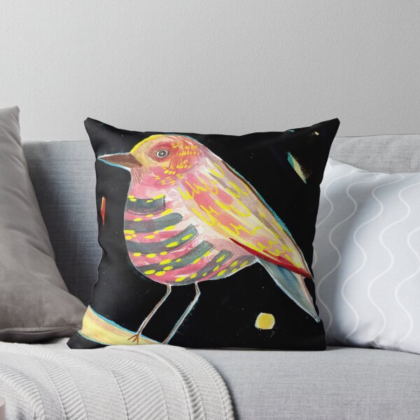 Item preview, Colorful bird on black designed and sold by Colorgesmil.
