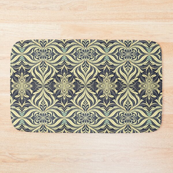 Item preview, Green, Flowers & Leaves, Abstract Artistic Stylize, Symmetrical Repeated Texture Pattern (image size 8320x12480) designed and sold by Digital-Davinci.