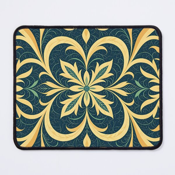 Item preview, Green, Flowers & Leaves, Abstract Artistic Stylize, Symmetrical Repeated Texture Pattern (image size 8320x12480) designed and sold by Digital-Davinci.
