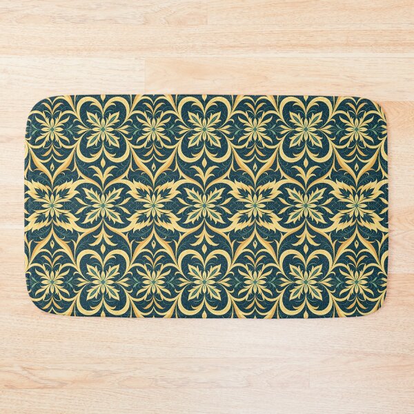 Item preview, Green, Flowers & Leaves, Abstract Artistic Stylize, Symmetrical Repeated Texture Pattern (image size 8320x12480) designed and sold by Digital-Davinci.