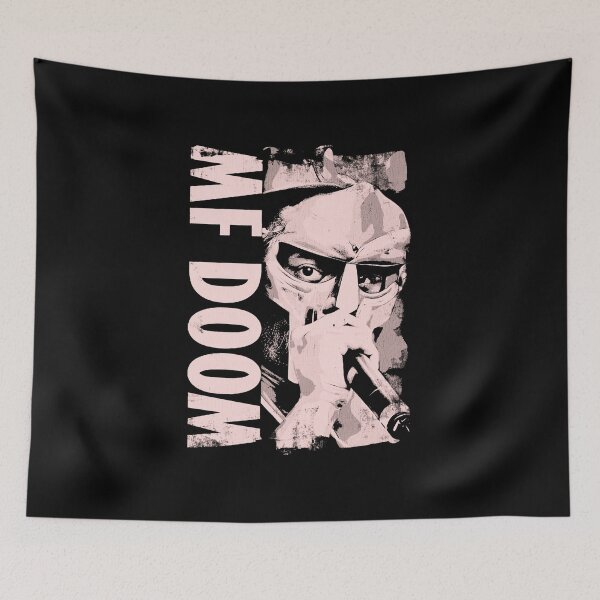 Item preview, MF Doom Microphone Masked Portrait designed and sold by diablo1368.