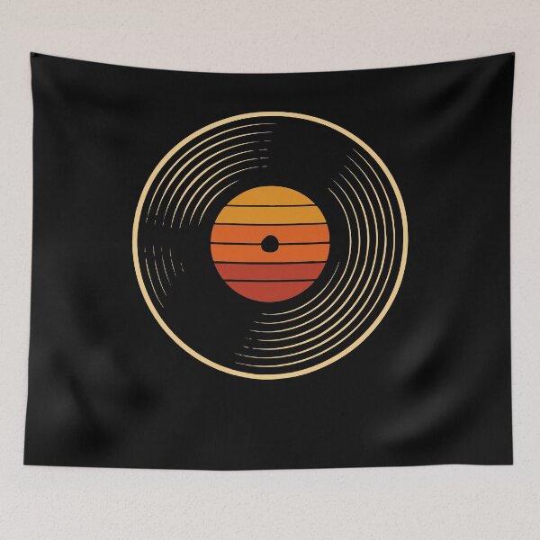Item preview, Vibraciones de discos de vinilo de música analógica retro designed and sold by LuminOrb.