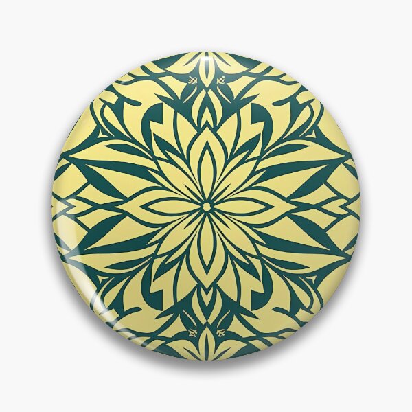Item preview, Green, Flowers & Leaves, Abstract Artistic Stylize, Symmetrical Repeated Texture Pattern (image size 8320x12480) designed and sold by Digital-Davinci.