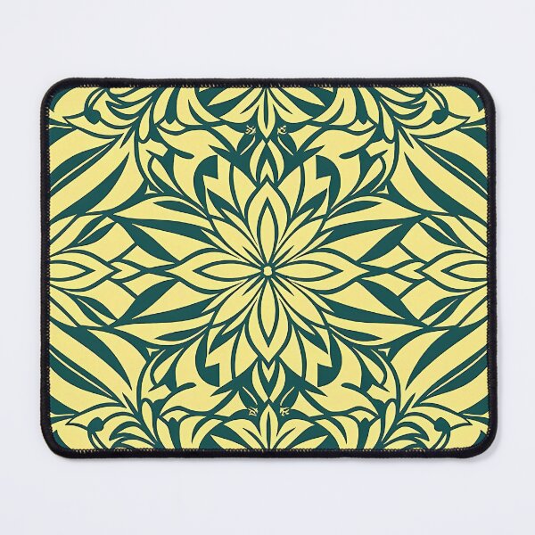 Item preview, Green, Flowers & Leaves, Abstract Artistic Stylize, Symmetrical Repeated Texture Pattern (image size 8320x12480) designed and sold by Digital-Davinci.