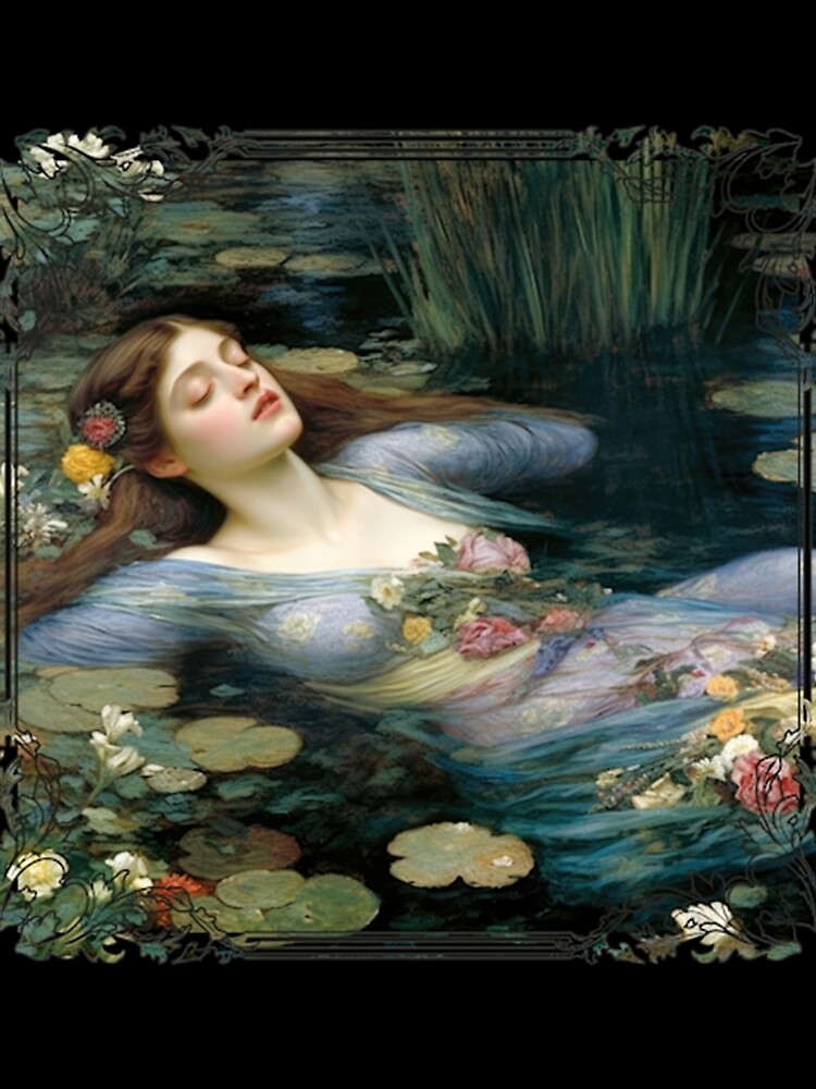 Thumbnail 3 of 3, Scarf, Pre Raphaelite designed and sold by DedrickTurcott.