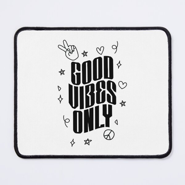 Item preview, Positive Peace Sign Typography Good Vibes Only designed and sold by FemmePod.