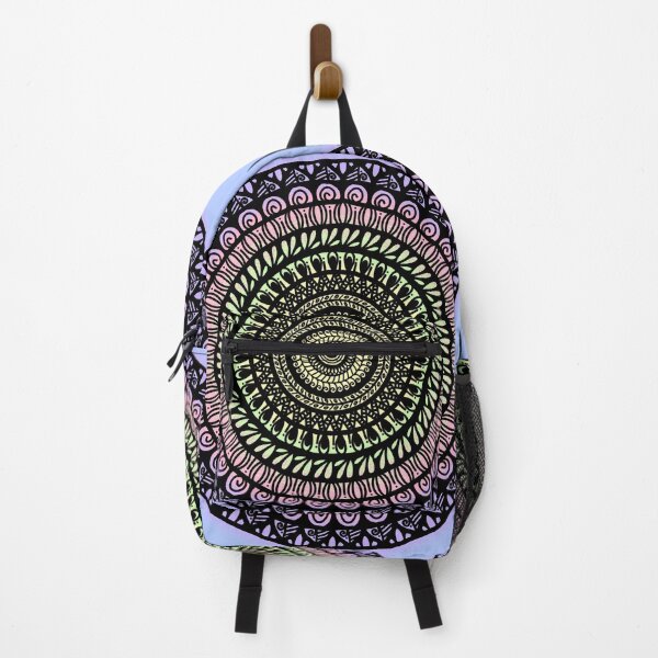 Item preview, Indian Abstract intricate Spiritual watercolor pastel colorful mandala designed and sold by DivineMandala.