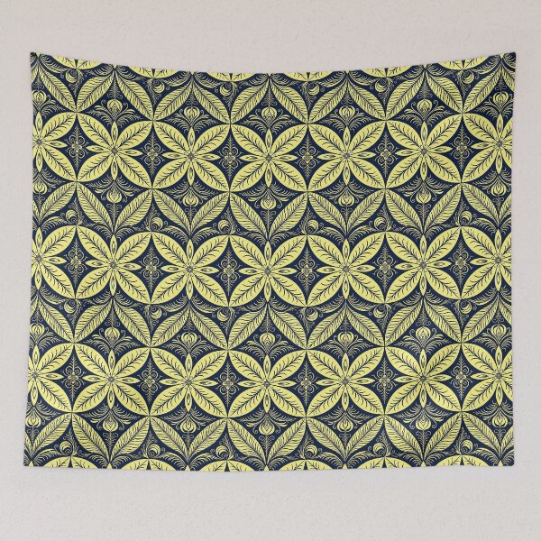 Item preview, Green, Flowers & Leaves, Abstract Artistic Stylize, Symmetrical Repeated Texture Pattern (image size 8320x12480) designed and sold by Digital-Davinci.