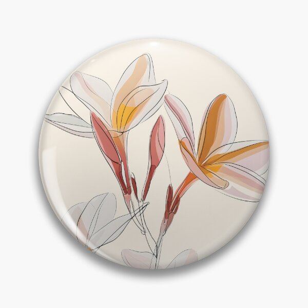Item preview, Plumeria Botanical Wall Art Print Set designed and sold by Patchart-Studio.