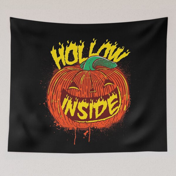 Item preview, Hollow Inside Funny Halloween Pumpkin hand drawn designed and sold by therocketman.