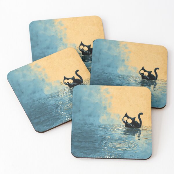 Item preview, Paws in the Blue designed and sold by Cat-Wave-Dream.