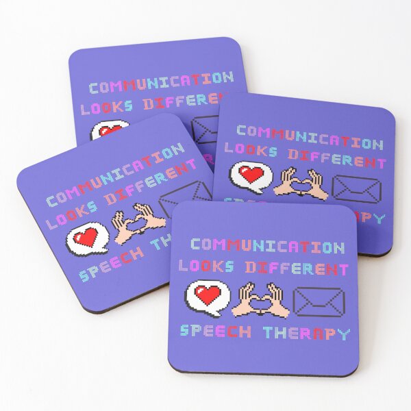 Item preview, Communication Looks Different Speech Therapy– Pixel Art Design designed and sold by Lunaria Arts.