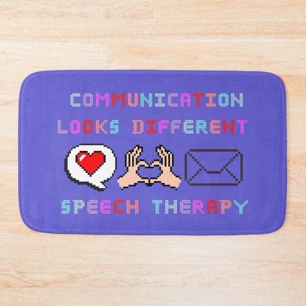 Item preview, Communication Looks Different Speech Therapy– Pixel Art Design designed and sold by Lunaria Arts.