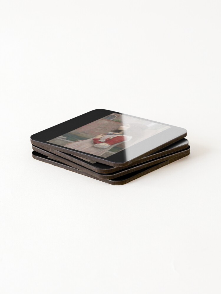 Thumbnail 4 of 5, Coasters (Set of 4),  Pre Raphaelite designed and sold by DedrickTurcott.