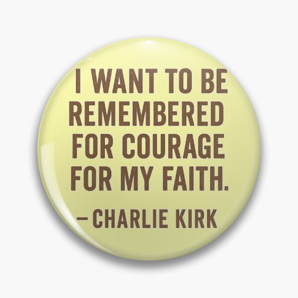 Item preview, Charlie Kirk Quote – Courage for My Faith True Patriot Message designed and sold by Meandmyshop.
