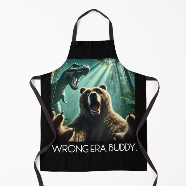 Item preview, Crazy Bear Selfie T-Rex Dinosaur Wrong Era Buddy Bear Lover designed and sold by Kimberley King Art King Art.