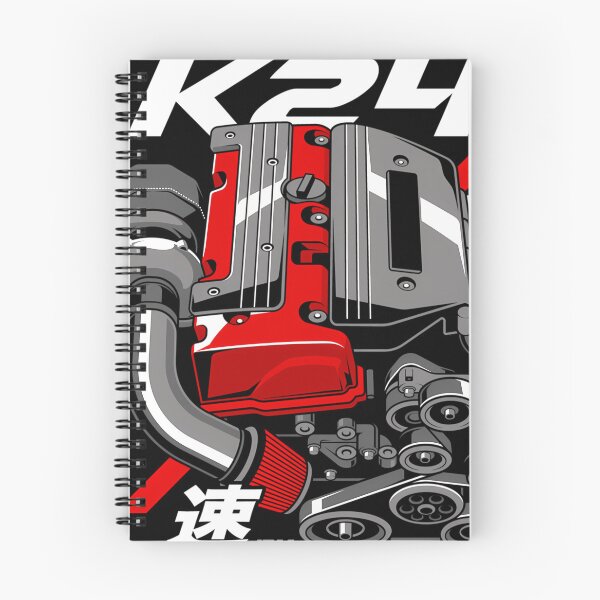 Item preview, K-Series K24 Engine Illustration designed and sold by JACKFAW.