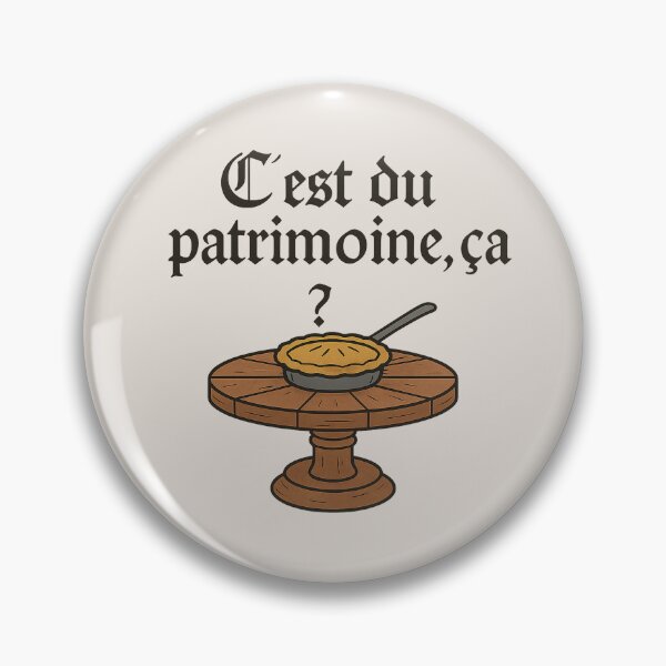Item preview, “Is this heritage?” – Round Table & Humor designed and sold by Bratak.