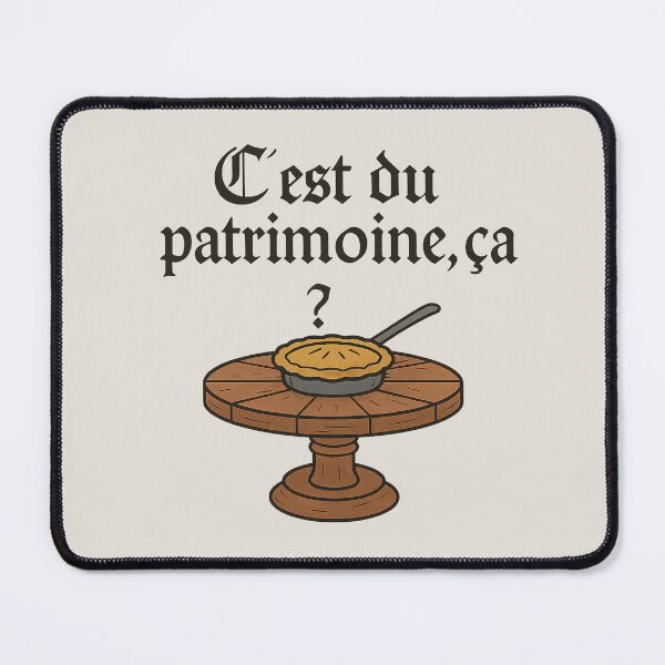 Item preview, “Is this heritage?” – Round Table & Humor designed and sold by Bratak.