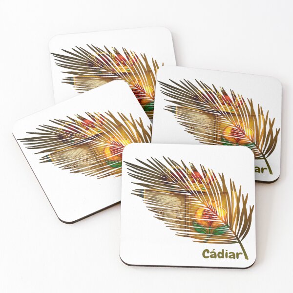 Item preview, Abstract Flag of Cadiar – Feather Shape Design designed and sold by ArteJorge48.