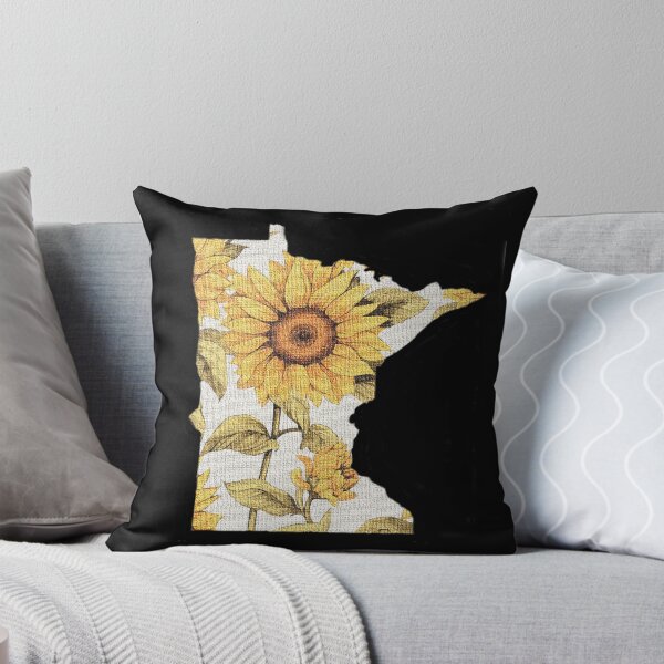 Item preview, Canvas Sunflower Minnesota designed and sold by royalblewitup.