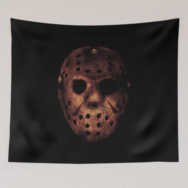 Item preview, Friday the 13th Dark Rusted Hockey Mask designed and sold by treatmentjini.