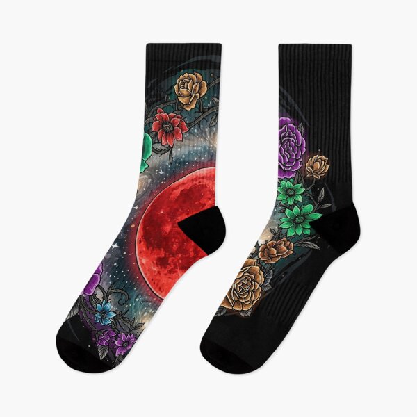 Item preview, Gothic Blood Moon with Floral Ring T-Shirt designed and sold by HAFIZ-DP.