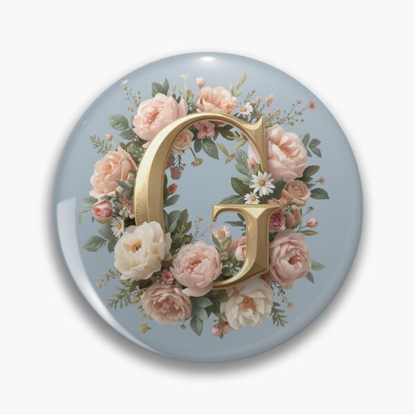 Artikelvorschau, Florales Monogramm Buchstabe G Wandkunst – Eleganter goldener Buchstabe G mit Rosen und Pfingstrosen | Personalisiertes Hochzeitsgeschenk, Kinderzimmerdeko, Femininer botanischer Buchstabe G Druck entworfen und verkauft von AmenAlways.