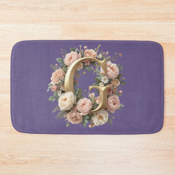 Item preview, Floral Monogram Letter G Wall Art – Elegant Gold Initial G with Roses & Peonies | Personalized Wedding Gift, Nursery Decor, Feminine Botanical Initial G Print designed and sold by AmenAlways.
