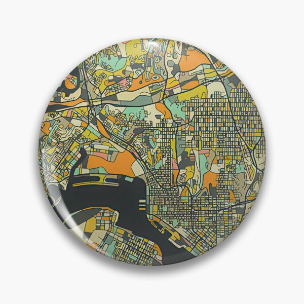 Item preview, San Diego Map designed and sold by CRETYJLKR.