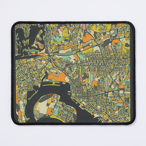 Item preview, San Diego Map designed and sold by CRETYJLKR.