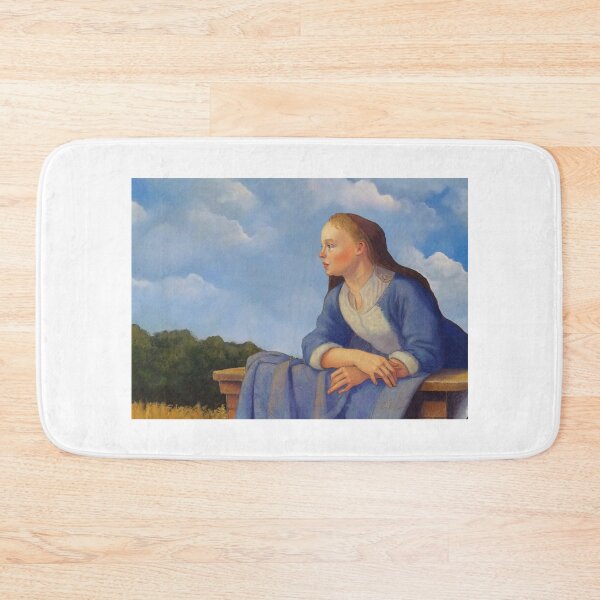 Item preview, Woman on Balcony, After Gerrit Dou, Dutch Old Master designed and sold by JoyfulWhimsy.