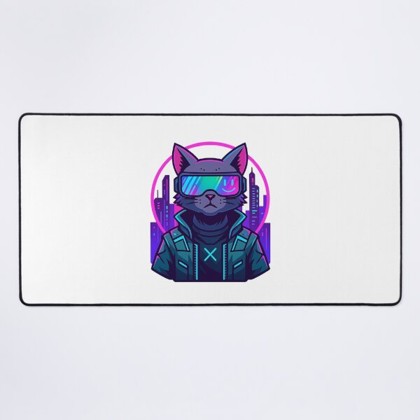 Item preview, Cyber Meow: Neon Streets designed and sold by PlanetBoi.