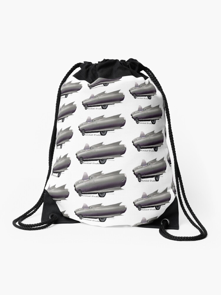 Thumbnail 1 of 3, Drawstring Bag, Imaginative Extreme Cars Art designed and sold by Photoart4U.