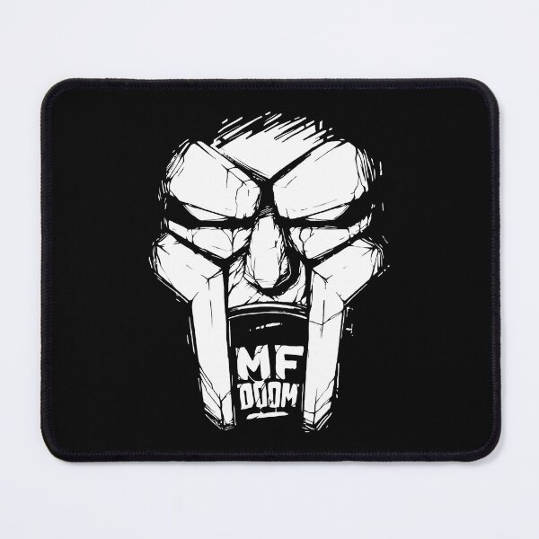 Item preview, MF Doom Mask with Raw Monochrome Lines designed and sold by diablo1368.