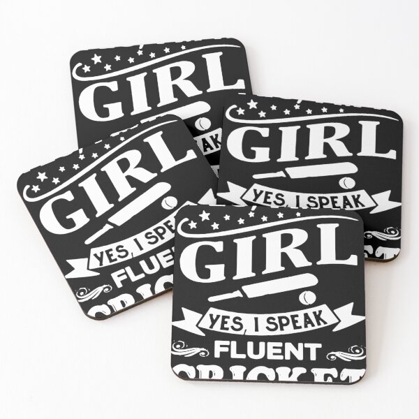 Item preview,  Yes I'M A Girl Yes I Speak Fluent Cricket designed and sold by JACKFAW.