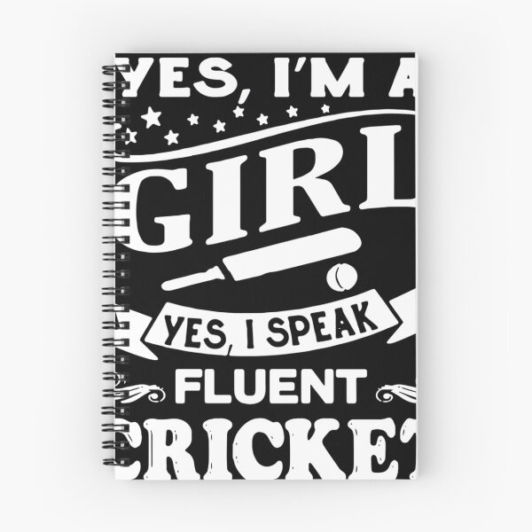 Item preview,  Yes I'M A Girl Yes I Speak Fluent Cricket designed and sold by JACKFAW.