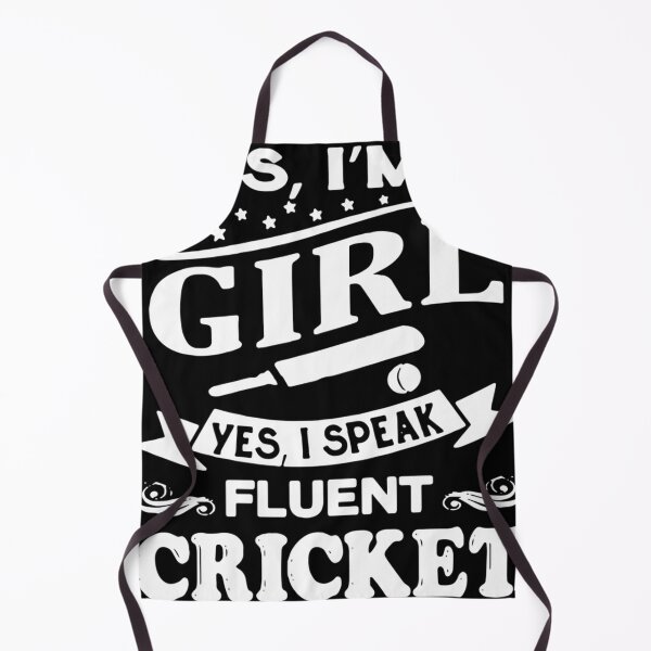 Item preview, Yes I'M A Girl Yes I Speak Fluent Cricket designed and sold by JACKFAW.