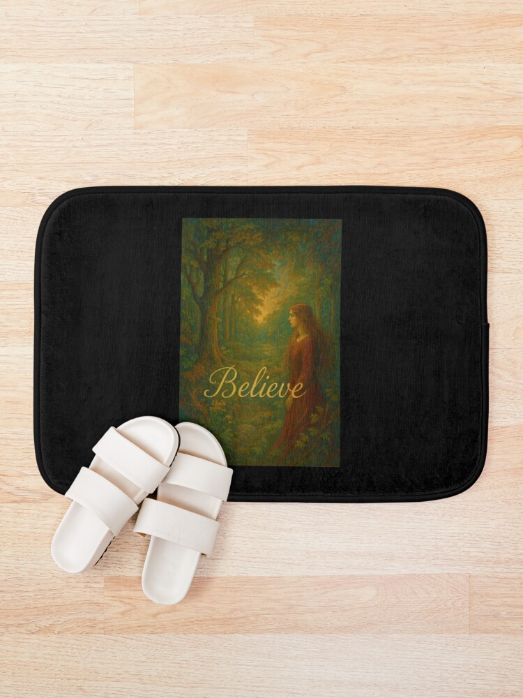 Thumbnail 1 of 6, Bath Mat, Pre Raphaelite designed and sold by DedrickTurcott.