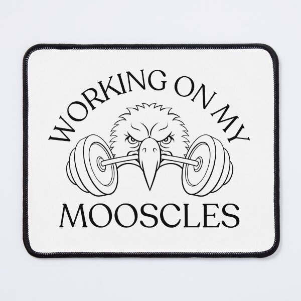 Item preview, Working On My Mooscles Moo Muscles Workout designed and sold by faridman.