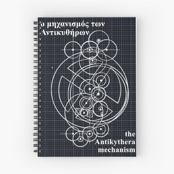 Item preview, Antikythera Mechanism Blueprint – Ancient Greek Computer Design designed and sold by Happy Puppy Print On Demand.