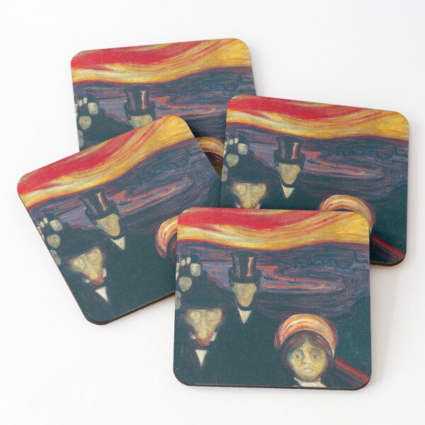 Item preview, Anxiety — Edvard Munch (1894) designed and sold by Art Outlaws.