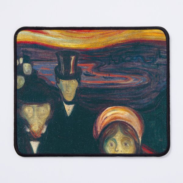Item preview, Anxiety — Edvard Munch (1894) designed and sold by Art Outlaws.