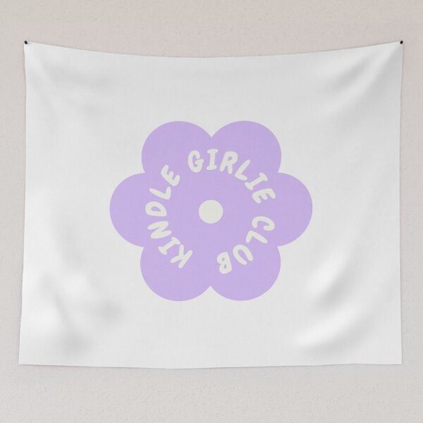 Item preview, Kindle Girlie Club (pastel purple flower) designed and sold by Hi-kari.