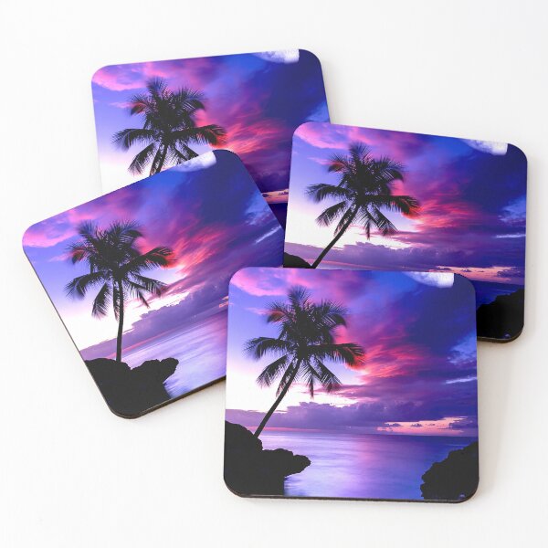 Item preview, Moonlit Tropical Paradise designed and sold by Exodoi.