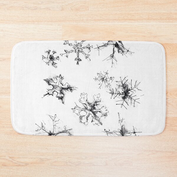 Item preview, Delicate Falling Snowflakes designed and sold by SleekLineSketches.