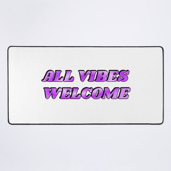 Item preview, All vibes welcome - World Mental Health Day designed and sold by Inspirationmotivation.
