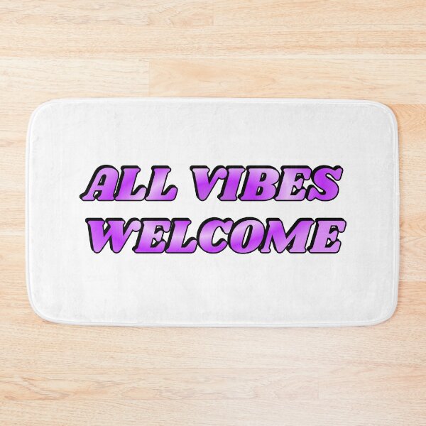 Item preview, All vibes welcome - World Mental Health Day designed and sold by Inspirationmotivation.