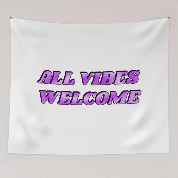 Item preview, All vibes welcome - World Mental Health Day designed and sold by Inspirationmotivation.